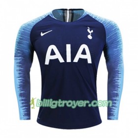 Billige Fotballdrakter Tottenham Hotspur Bortedraktsett 2018/19 Langermet